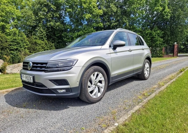 Volkswagen Tiguan cena 99000 przebieg: 78000, rok produkcji 2018 z Sława małe 254